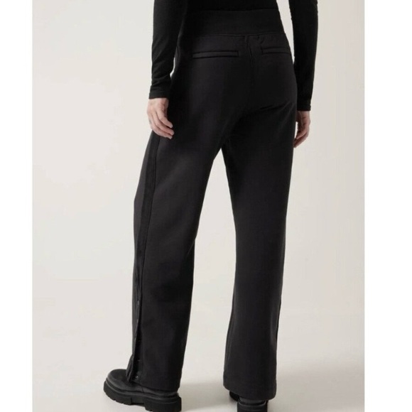 Athleta Retroplush Velvet Straight Leg Pant Size Small Tall - Picture 2 of 10